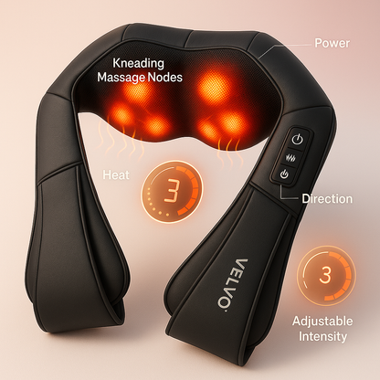 Velvo™ Shiatsu Neck & Shoulder Relief Massager