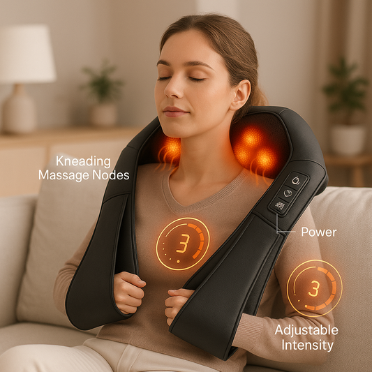 Velvo™ Shiatsu Neck & Shoulder Relief Massager