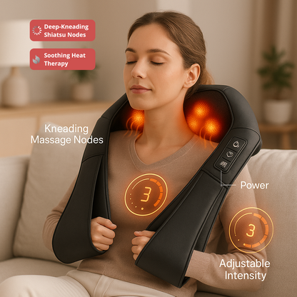 Velvo™ Shiatsu Neck & Shoulder Relief Massager